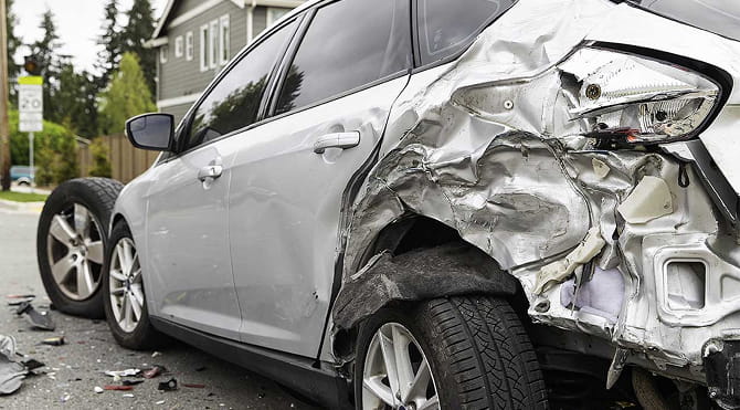 Car after accident